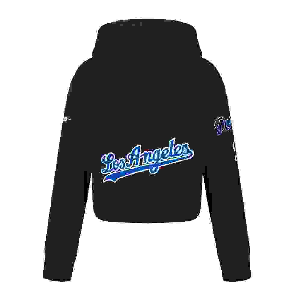 Pro Standard MLB Los Angeles Dodgers Classic Big Girls' Black Fleece PO Hoodie